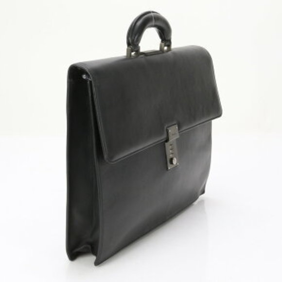 Versace Gianni leather business bag briefcase tote - Picture 3 of 11